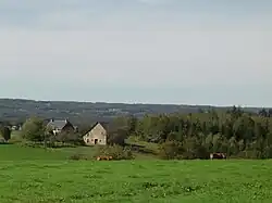 A general view of Saint-Pantaléon-de-Lapleau