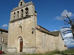 The church in Payzac