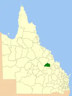 Location within Queensland