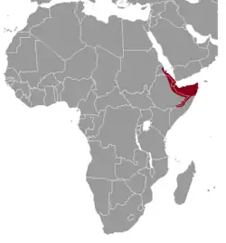 Map of range