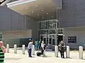 San Ysidro Land Port of Entry East Pedestrian Facility Travelers exiting on U.S. side.
