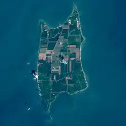 Satellite photo of Pelee Island, 2022