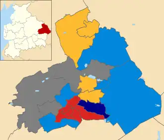 2010 results map