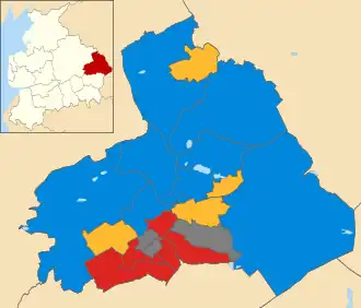2011 results map