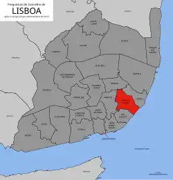 Location of Penha de França