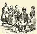People of Csíkszék in traditional costumes