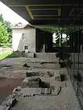 Side of museum