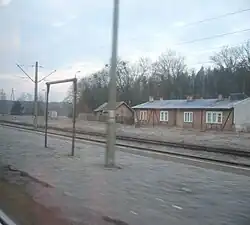 The local railway station Strzebielino Morskie
