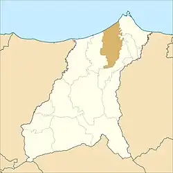 Location of Petarukan
