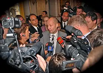 Image 47The Swedish Academy's permanent secretary Peter Englund at the announcement of the 2010 Nobel Prize in Literature (from Nobel Prize in Literature)