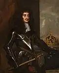 Charles II depicted with the Tudor Crown, painted after its destruction, Peter Lely, c.1670[48]