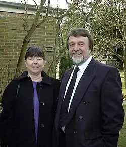 Peter Vince and his wife Wendy, July 1998