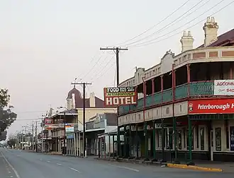 Main street of Peterborough