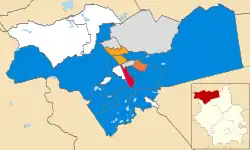2010 results map