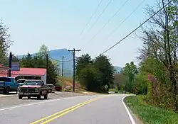 Roadside scene in Peters Creek Township