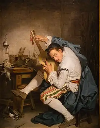 The Guitar Player by Jean-Baptiste Greuze