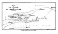 A map of the Franco-British attack on Petropavlovsk (Kamchatka) in 1854