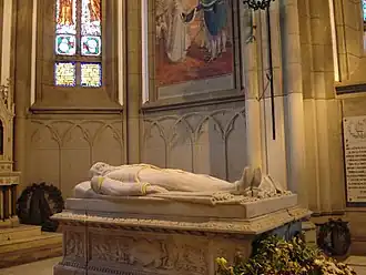 Tomb of Emperor Pedro II of Brazil and his wife Teresa Cristina, 1925. Imperial Mausoleum, Cathedral of Saint Peter of Alcantara, Petrópolis, Brazil.