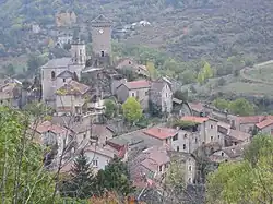 A general view of Peyreleau