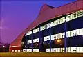 South facing building in the evening