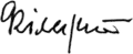Filaret's signature