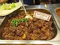 Filipino beef salpicao (salpicado de solomillo), a garlicky beef dish
