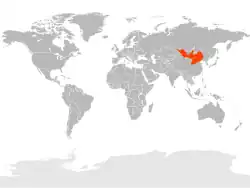 Map of range