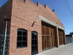 Different view of the Arizona Compress and Warehouse Co. Warehouse which was built in 1922 and is located at 215 S. 13th Street. On September 4, 1985, the property was listed in the National Register of Historic Places, reference: #85002044
