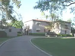 The Bennitt Mansion was built in 1928 and is located at 126 E. Country Club Drive. The mansion is a good example of Spanish Colonial Revival Style residential architecture by master architect, Herbert Harmon Green. E.J. Bennitt was among the investors who in November 1882, organized the First National Bank of Phoenix, which later was reorganized as Valley Bank, which became the largest bank in Arizona. In March 1892, he organized the Phoenix National Bank. He organized the Phoenix Commandery No. 3, K.T., in 1891; was appointed gereneralissimo, elected eminent commander in 1893 and grand commander of the Grand Commandery of Arizona in 1895. The mansion was listed in the National Register of Historic Places on August 12, 2009, reference #09000609.
