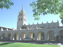 The Brophy College Chapel was built in 1928 and is located at 4701 N. Central Avenue. The Chapel was donated by Mrs. William Henry Brophy in memory of her husband. The Spanish Colonial chapel was built by the students of Brophy College. It was listed in the National Register of Historic Places on August 10, 1993, reference #93000747.