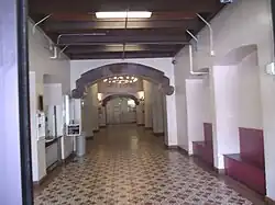 The lobby of the Westward Ho Hotel. The hotel was built in 1928 and is located at 618 N. Central Avenue. Among the notable people who have passed through this lobby are John F. Kennedy, Marilyn Monroe, Paul Newman, Elizabeth Taylor, Nicky Hilton, Roy Rogers, Jackie Gleason, Myrna Loy, Amelia Earhart, Esther Williams, Danny Thomas, Gary Cooper, Lucille Ball, Clark Gable, Henry Fonda, Bob Hope, Liberace, Lee Marvin, Tyrone Power, Eleanor Roosevelt, Shirley Temple, Al Capone, Spencer Tracy, John Wayne, and Robert Wagner married Natalie Wood on the hotel Patio.