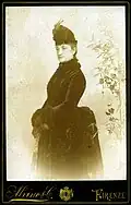 Photograph of Mary Solari in Florence