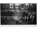 Photograph of a ceremony at Gurdwara Sis Ganj Sahib, Chandni Chowk, Delhi, by Gertrude Bell, January 1903