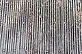 wooden roadway slats