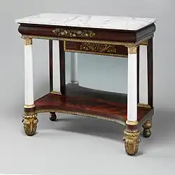 Pier Table, Holmes and Haines, Made in New York, New York, 1820–25