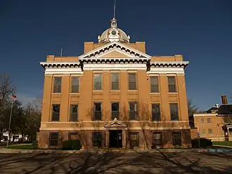 The Pierce County Courthouse in Rugby