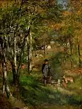 Jules Le Cœur in Fontainebleau Forest (1866)