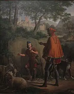 L'enfance de Giotto by Pierre Révoil