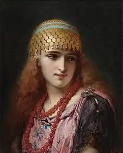 An oriental beauty, 1879
