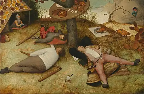 Pieter Bruegel, The Land of Cockaigne, 1567