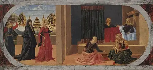 Pietro Perugino , Nativity of the Virgin , 1472