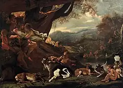 Venus and Adonis, Gemäldegalerie der Akademie der bildenden Künste, Vienna