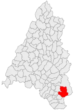 Location in Bihor County