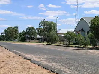 The main street of Pilliga