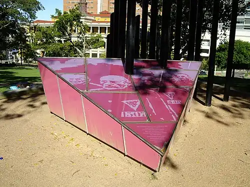 The Sydney Gay and Lesbian Holocaust Memorial.[q]