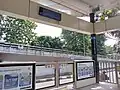 Northbound platform towards Pasar Baru