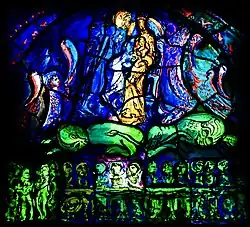 Ante-chapel window by John Piper