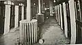 Photo of what the showers looked like in the Former Pittsburgh Wash House