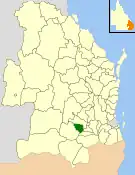 Location within Queensland