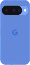 Diagram of a Pixel 10 smartphone in indigo.